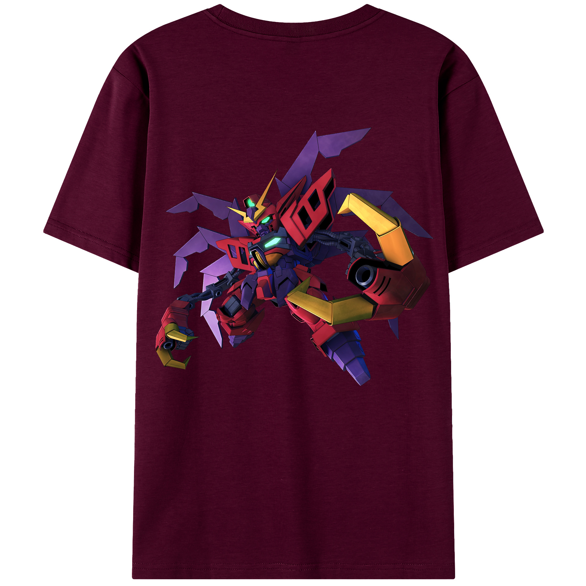（画像用） 機動戦士ガンダム Mobile Suit Gundam レディース半袖Tシャツ(バックプリント)